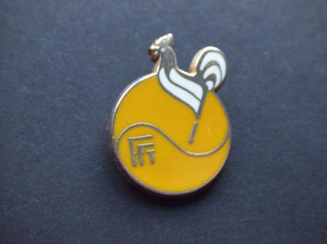 FFT Fédération Française de Tennis logo geel haan